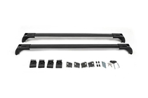 Opel Astra H 2004–2013 Dwarsdragers voor geïntegreerde dakrails, afsluitbaar Skybar V2 (2 stuks) Zwart foto 6