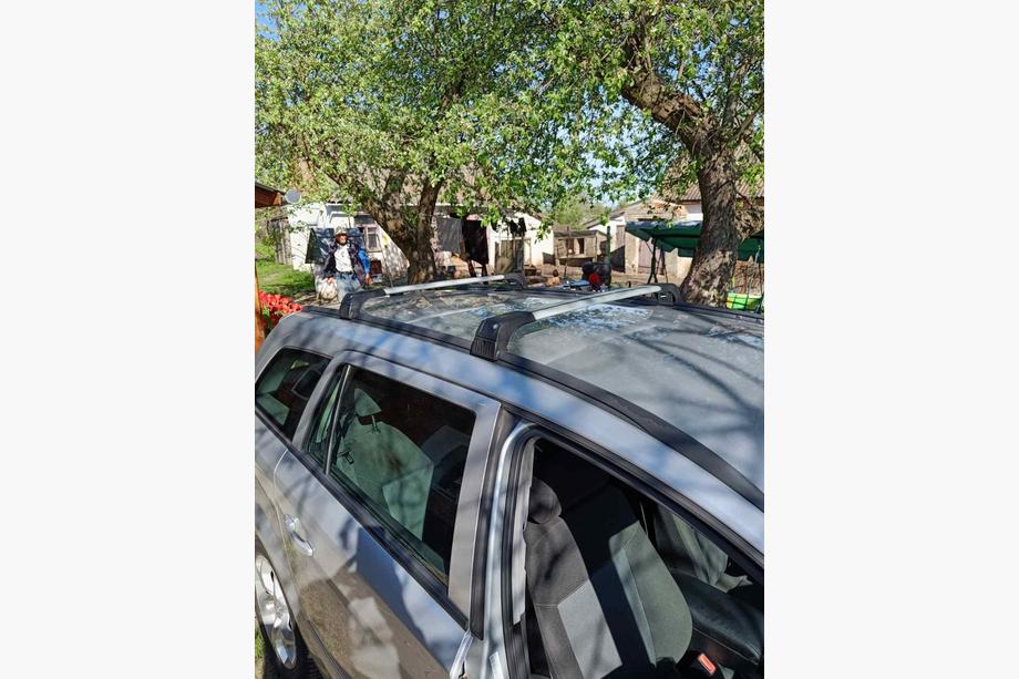 Opel Astra H 2004–2013 Dwarsdragers voor geïntegreerde dakrails, afsluitbaar Skybar V2 (2 stuks) Zwart Image