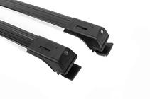 Dacia Duster 2008–2018 Afsluitbare dwarsdragers voor dakrails Skybar V1 (2014-2018, 2 stuks) 2014-2018, Zwart foto 9