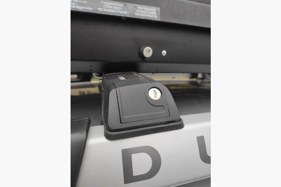 Renault Duster 2008–2017 Afsluitbare dwarsdragers voor dakrails Skybar V1 (2014-2018, 2 stuks) 2014-2018, Zwart Foto 5