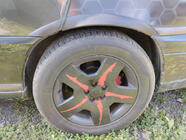 Opel Omega B 1994–2003 Wielkastverbreders (set van 4, zwart, ABS-kunststof) foto 1