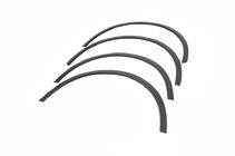 Mercedes E-klasse W212 2009–2016 Spatbordrandverbreders SD (2009-2013, 4 stuks, zwart, ABS-kunststof) foto 2