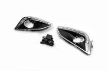 Hyundai IX-35 2010–2015 Mistlamp-inzetstukken (set van 2, met LED) foto 2