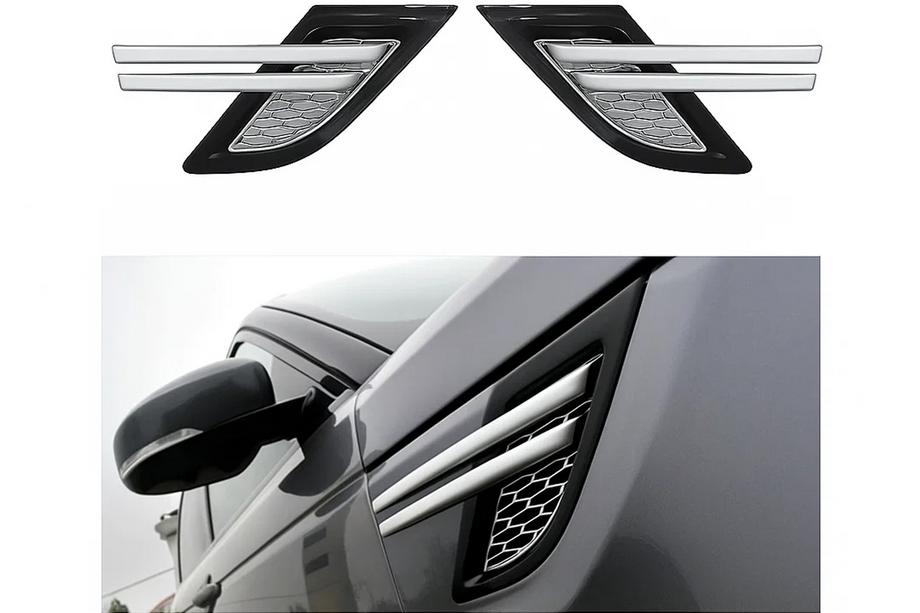 Range Rover Sport 2014–2022 Chroom sierlijsten voor zijluchtroosters (set 4 stuks) Foto 2