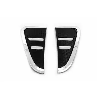 Afdekkappen voor spatbordroosters chroom/zwart (2 stuks) BMW X5 F15 2013–2018 foto 1