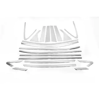 Complete raam- en stijlen sierlijstenset LIBAO (20-delig, RVS) Hyundai IX-35 2010–2015 foto 2
