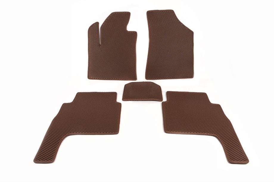 Hyundai Santa Fe 2 2006–2012 EVA automatten (baksteenpatroon) 2006-2010 Image