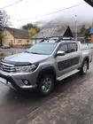 Toyota Hilux 2015– Dakrails met dwarsbalken (2 stuks, chroom) foto 1