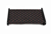 Nissan Primastar 2002–2014 Dashboardplank (2001-2010, zwart met rode stiksels) foto 4