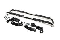 Toyota Rav 4 2006–2013 Sidebars voor lange wielbasis L 169,5 cm (Ø76 mm, 2 st, RVS) foto 4