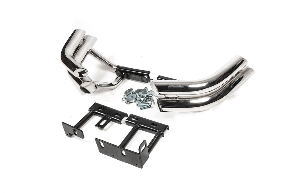 Hyundai Santa Fe 2 2006–2012 Achterste dubbele hoekbalken Libao (RVS) Image