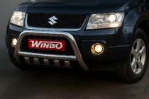 Suzuki Grand Vitara 2005–2017 Bullbar Winbo (RVS) foto 1