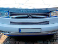Volkswagen T4 Transporter 1990–2003 Kentekenplaathouder chroom Transporter (1 st, roestvrij staal) foto 1