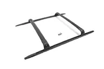 Land Rover Discovery III 2004–2009 Dakrails met dwarsbalken Libao-design (zwart) foto 1