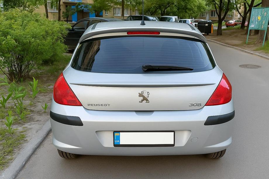 Peugeot 308 2007–2013 Libao spoiler (ABS-kunststof) Image