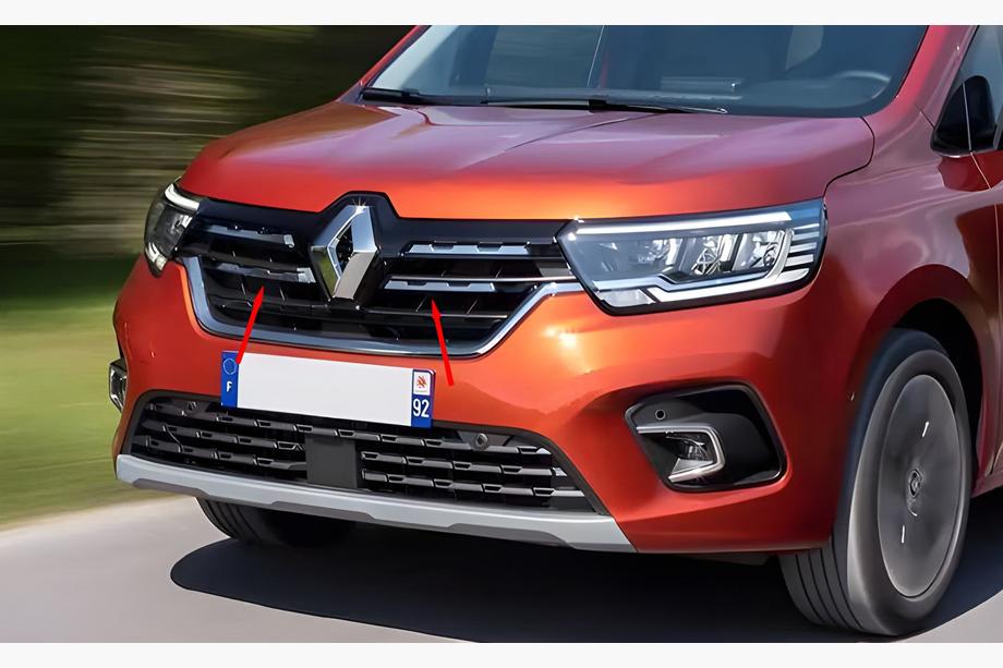 Renault Kangoo/Express 2021– Grille sierlijsten (set van 4, RVS) Image
