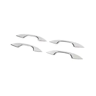 Deurgreep covers (set 4 stuks, RVS) foto 3