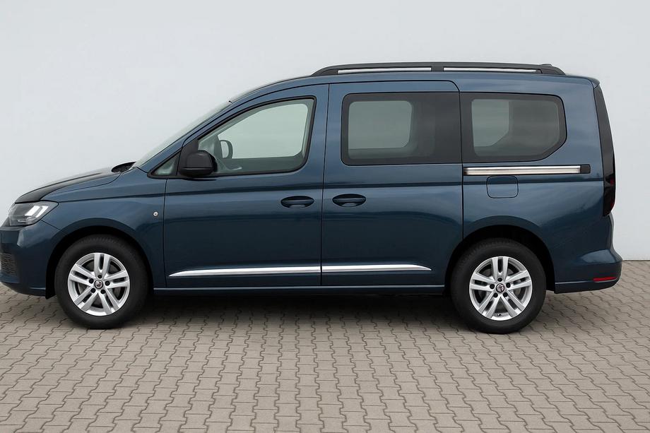 Volkswagen Caddy 2020– RVS afdekkappen voor de deurlijst (4 stuks) Image