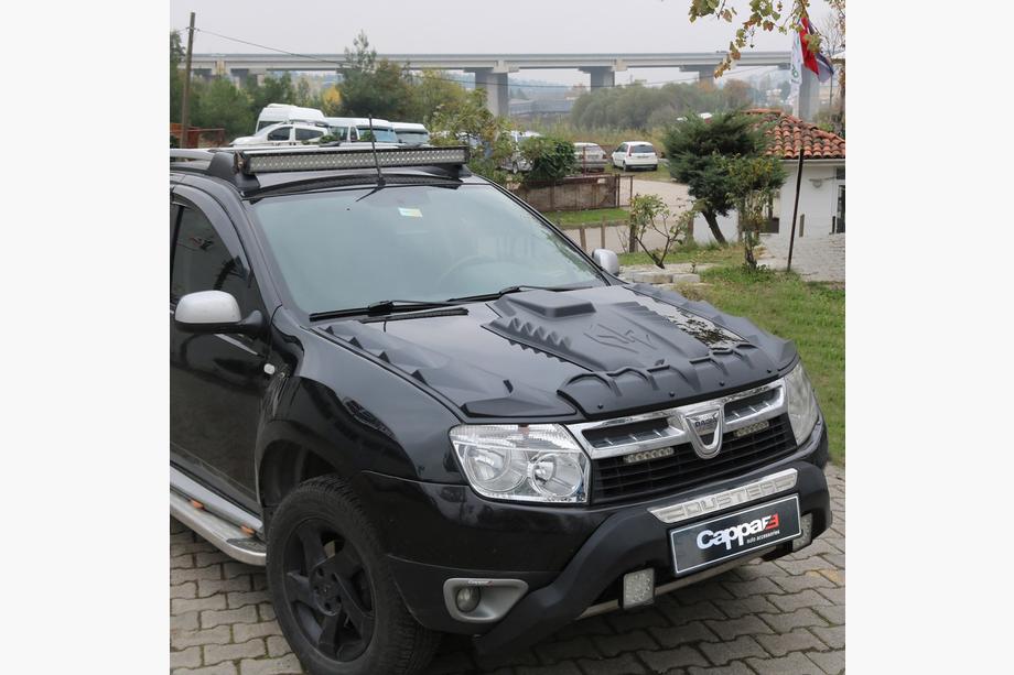 Dacia Duster 2008–2018 Motorkap afdekset DRAGON (3-delig) Image