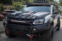 Volkswagen Amarok 2010–2022 Motorkap afdekset DRAGON (3-delig) foto 1