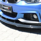 BMW 4 Serie F32/F33/F36 2012–2020 Front bumper lip spoiler voor M-Sport (zwart) foto 3