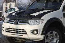 Mitsubishi L200 2006–2015 Motorkapcover V1 (ABS) foto 1