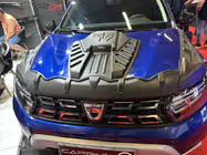 Dacia Duster 2018–2024 Motorkapcover (ABS) foto 1