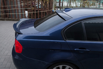 BMW 3-serie E90/E91 2005–2011 EuroCap spoiler (ABS, hoogglans zwart) foto 1
