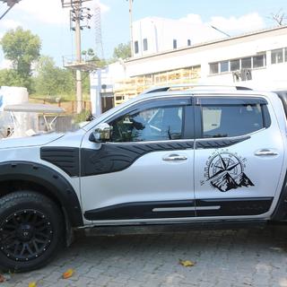 Bovenste deurlijsten (6 stuks, ABS) Nissan Navara/NP300 2016– foto 3