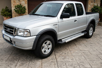 Ford Ranger 2002–2006 Zijdrempels Vision New Grey (set van 2, aluminium) foto 1
