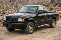 Ford Ranger 2002–2006 Zijtreden Vision New Black (2 stuks, aluminium) foto 1