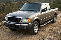 Ford Ranger 2002–2006 Side steps Tayga Grey (2 stuks, aluminium) foto 1
