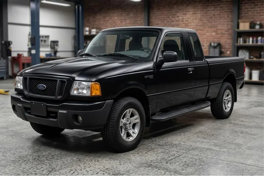 Ford Ranger 2002–2006 Tayga Black zijtreden (set van 2, aluminium) Image