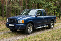 Ford Ranger 2002–2006 Mevsim Grey side steps (2 stuks, aluminium) foto 1