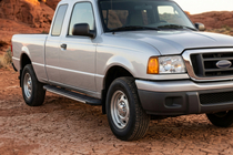 Ford Ranger 2002–2006 Side steps Bosphorus Grey (set van 2, aluminium) foto 1