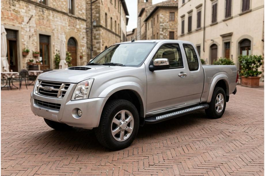 Isuzu D-Max 2002–2011 Side steps Vision New Black (2007-2012, 2 stuks, aluminium) Foto 1