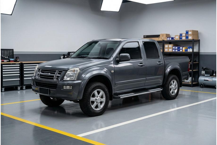 Isuzu D-Max 2002–2011 Tayga V2 side steps (2007-2012, 2 stuks, aluminium) Image