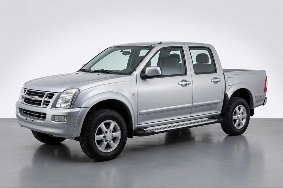 Isuzu D-Max 2002–2011 Side steps Line (2007-2012, 2 stuks, aluminium) Image