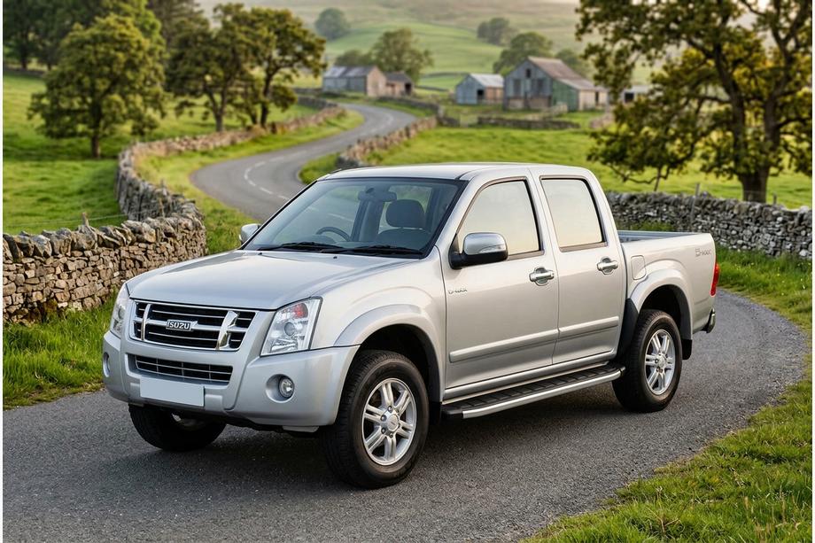 Isuzu D-Max 2002–2011 Side steps Fullmond (2007-2012, 2 st., aluminium) Image