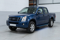 Isuzu D-Max 2002–2011 Side steps Maya Blue (2007-2012, 2 stuks, aluminium) foto 1