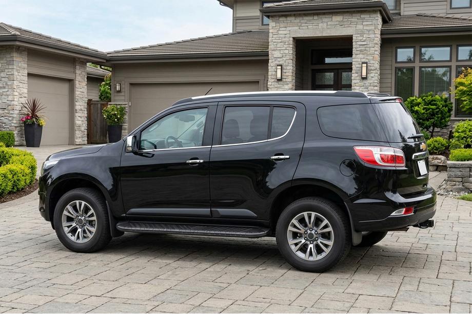 Chevrolet Trailblazer 2012–2019 Bosphorus Black side steps (2 st., aluminium) Image