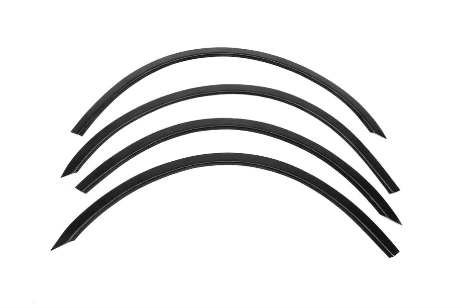 Mercedes E-class W211 2002–2009 Wielkastverbreders (set van 4, zwart, ABS-kunststof) Image