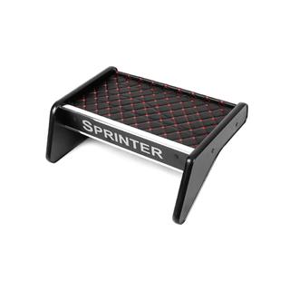 Dashboardplank (1995-2000, zwart met rood stiksel) Mercedes Sprinter W901/902/903/904/905 1995–2006 foto 1