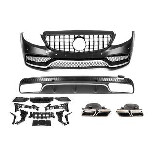 Bodykit-set met diffuser V1 (AMG C63-designs 2014-2018) foto 1