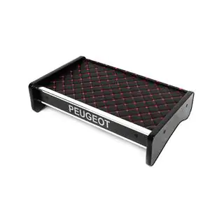 Dashboardplank (zwart met rood stiksel) Peugeot Boxer 2006–2025 foto 1