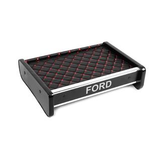 Dashboardplank (zwart met rood stiksel) Ford Transit 1991–2000 foto 3