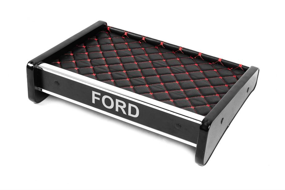 Ford Transit 1991–2000 Dashboardplank (zwart met rood stiksel) Image