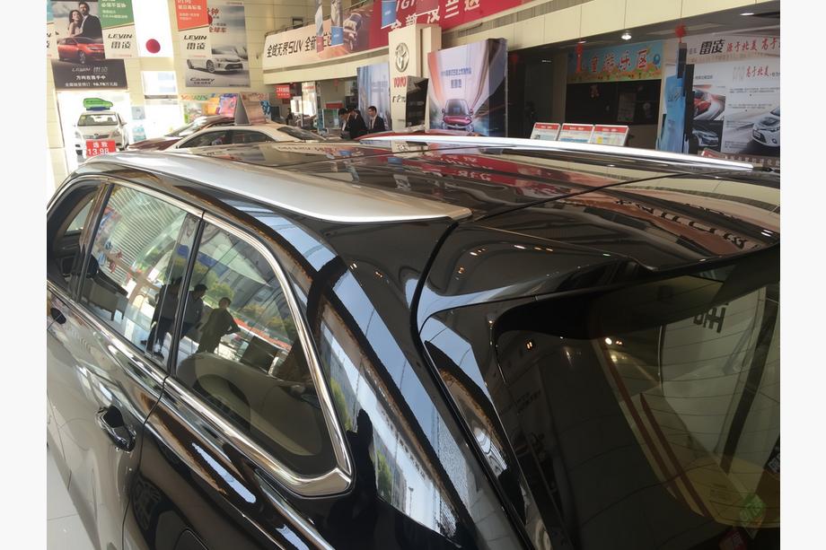 Toyota Highlander 2013–2019 Geïntegreerde dakrails grijs OEM (ABS-kunststof) Image