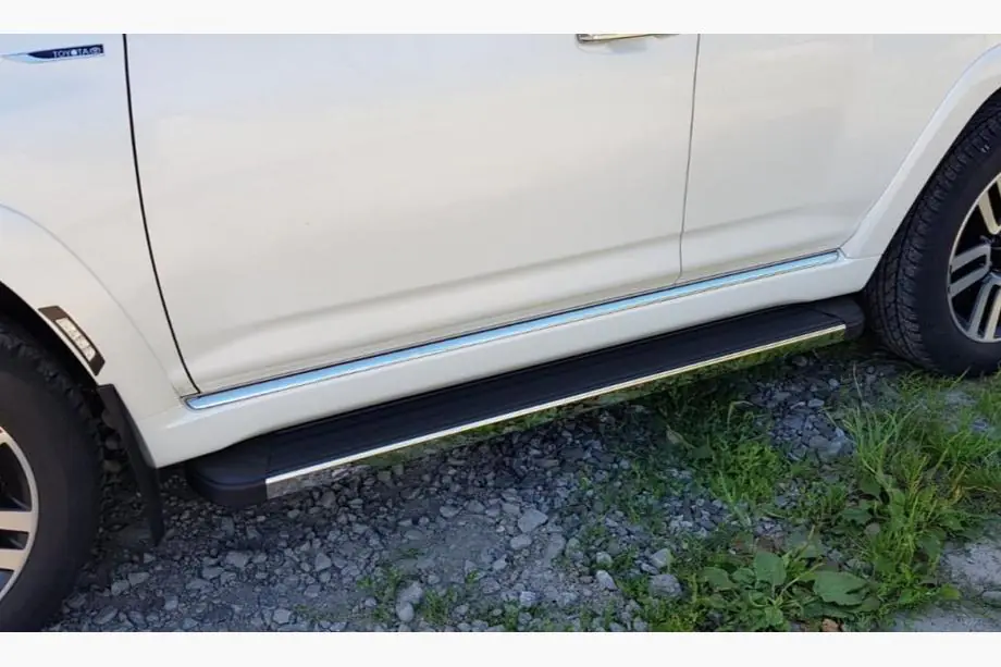 Toyota 4Runner 2009–2024 Side steps design 2020 OEM (set 2 st., aluminium) Image