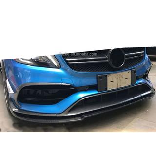 Voorbumper lipspoiler (voor AMG-Line / A45 AMG HB 2016-2018, zwart) foto 3